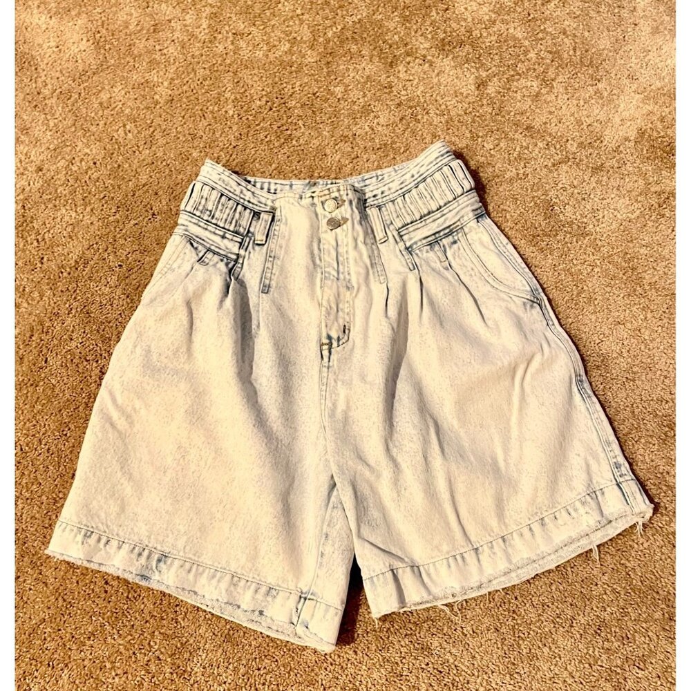 Vintage 90's Red Rock Brand Stone Washed High Rise Mom Denim Shorts 9/10